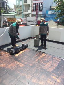 Công ty Hương Chiến chống thấm sân thượng 