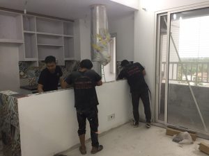 Công trình sửa nhà tại hóc môn của Hương Chiến