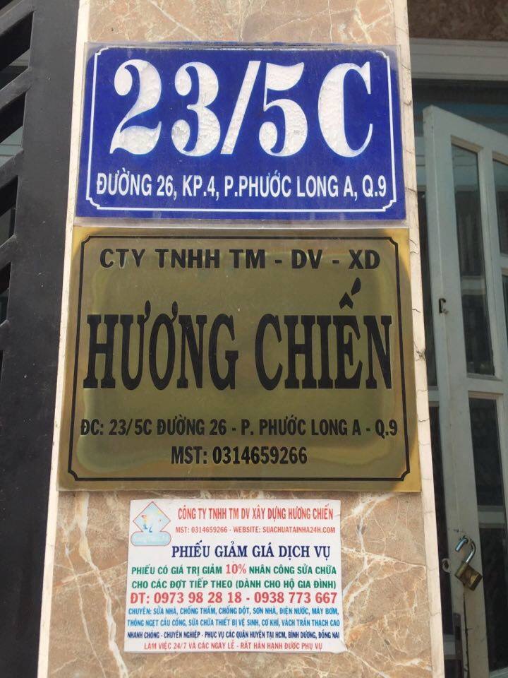 dịch vụ chống thấm sân thượng Hương Chiến