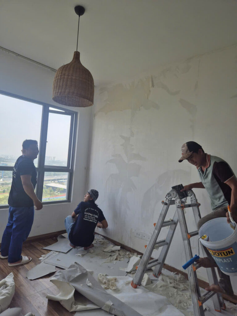 Sơn căn hộ chung cư tại Tân Phú